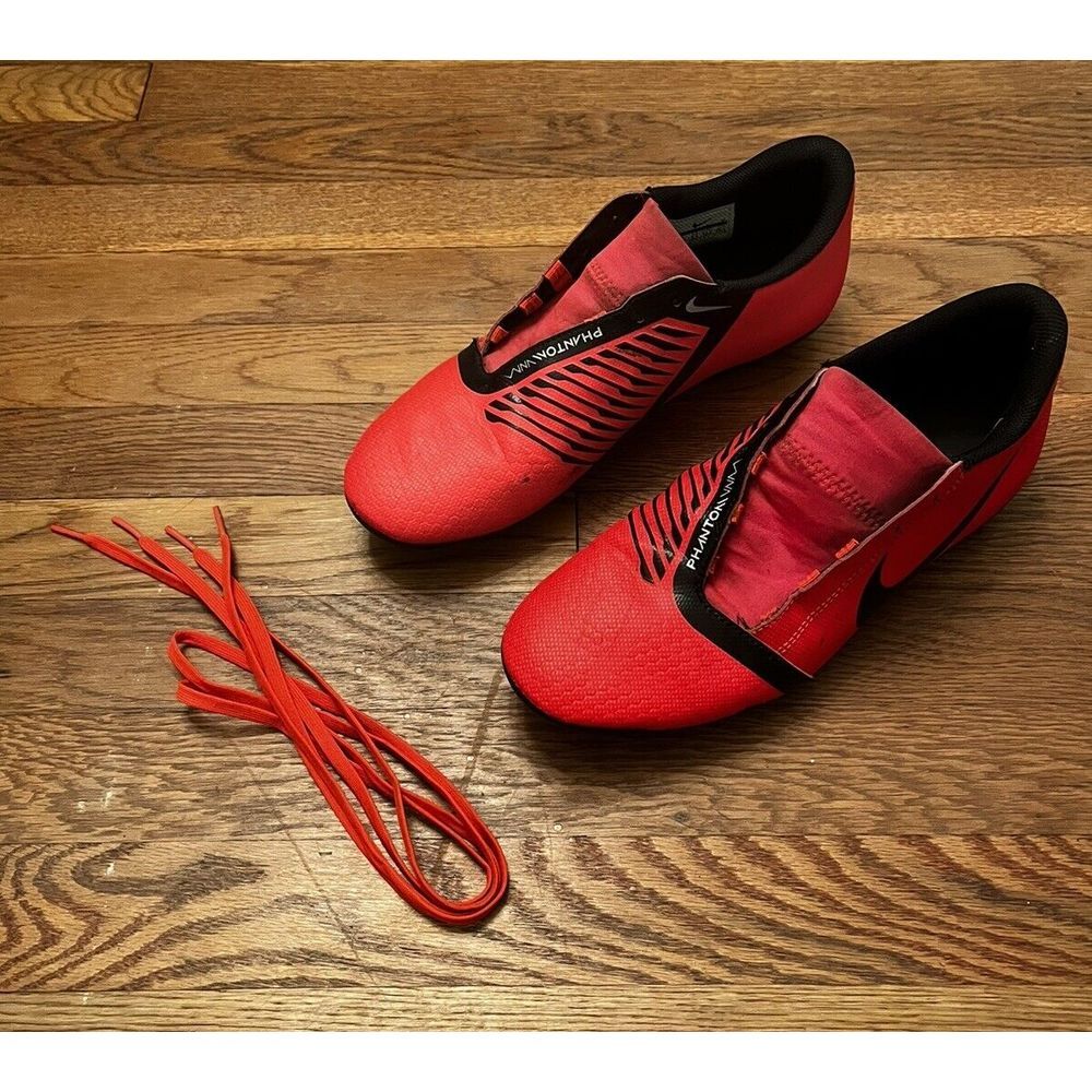 Nike Phantom‎ Venom Pro FG Soccer Cleats Mens US 10.5 Crimson Red Black